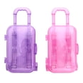thumbnail image 4 of 2 Pcs Accessoires de Valise pour Poupée Bébé, Ornement de Valise pour Poupée Bébé, Porte-Bagage en Plastique, Ornement, 4 of 8