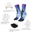 thumbnail image 3 of Uemuo Astronauts Start Running Printed Kids Boys Socks Seamless Crew Socks Crazy Funny Athletic Sport Socks for Children, 3 of 6