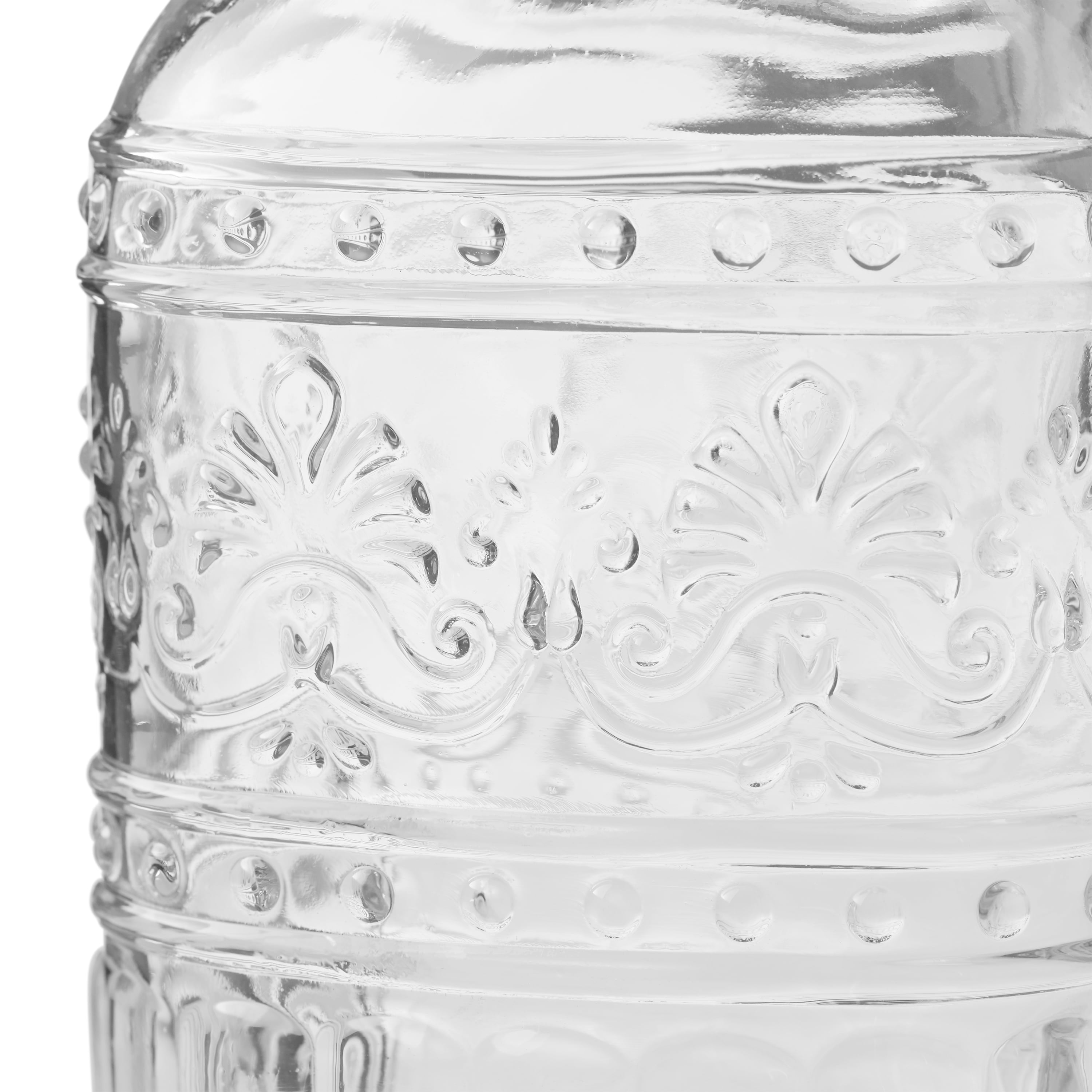Eternal Night 32 - Piece 8oz. Glass Mason Jar Glassware Set