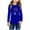 Blue, variant on Long Sleeve Toddler Shirts Girls Crew Neck Casual Cute Tops 3-4t
