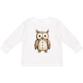 thumbnail image 3 of Inktastic Owl Boys or Girls Long Sleeve Toddler T-Shirt, 3 of 5
