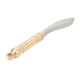 thumbnail image 1 of Outdoor Mini Knife, Brass Portable Wear Resistant Widely Applicable Easy To Store Safe Keychain Knife With Leather Case For Hiking ANGGREK Otros Deportes, 1 of 8