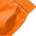 thumbnail image 7 of Besolor Men's Plus Size Cargo Shorts Wide Leg Elastic Waist Drawstring Casual Loose Workout Athletic Shorts with Pockets(X-Large,Orange), 7 of 7