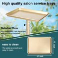 thumbnail image 2 of Bandeja de salón Findabetter Champagne Gold con altura ajustable, 2 of 7