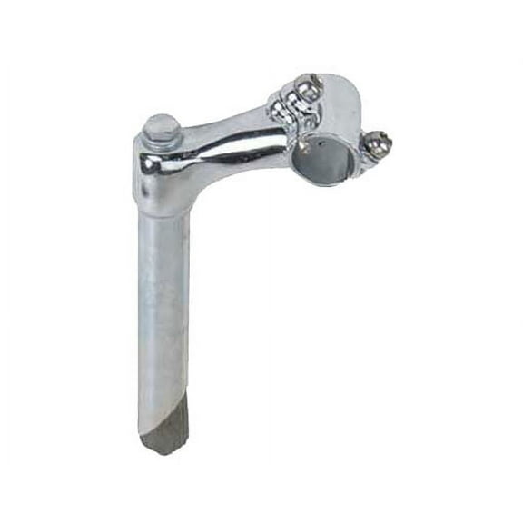 Alta Bicycle Classic 2-Screw 6" Stem, Multiple Sizes & Colors. (Steel Bicycle Chrome, 21.1mm)