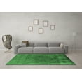 thumbnail image 3 of Ahgly Company Indoor Round Oriental Emerald Green Industrial Area Rugs, 8' Round, 3 of 4