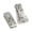 Silver, variant on 360 Degree Swivels Concealed Hinge Stainless Steel Upper And Lower Hinge For Modern Wood Door Installation Enduring