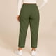 thumbnail image 4 of Pincandy Women's Plus Size Solid Color Fashion Elastic Waist Corduroy Wide Leg Pants with Pockets, Loose Fit, Casual & Daily Wear, 4 of 7