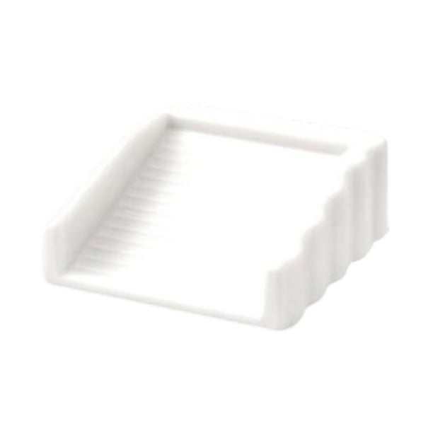 Tope de puerta, soporte para puerta, fácil de usar, protector de pared versátil para la parte inferior de la puerta Blanco