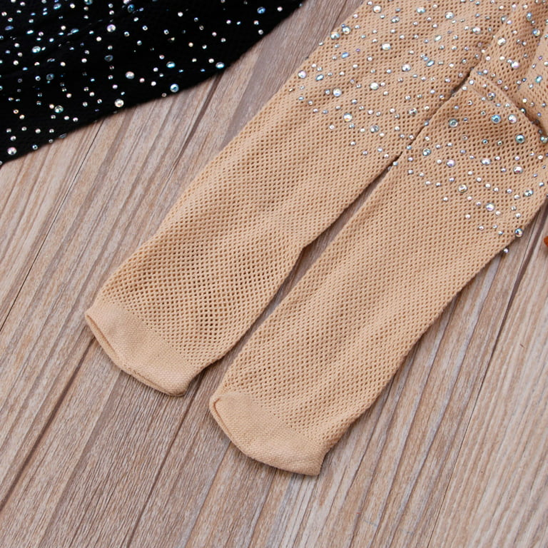  AYIYO Toddler Kids Girls Fishnet Stockings Mesh Fancy Sock  Glitter Tights Summer Dress Socks 2 Pairs (Black+White, 1_year): Clothing,  Shoes & Jewelry