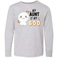 thumbnail image 3 of Inktastic My Aunt is my Boo with Cute Ghost Long Sleeve Youth T-Shirt, 3 of 5