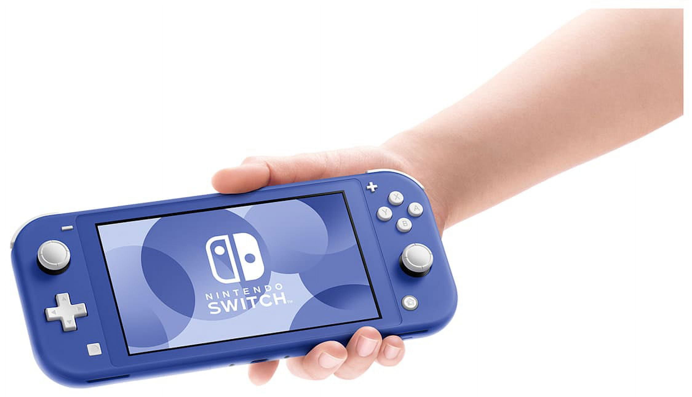 Nintendo Switch Lite Handheld Console with 64 GB Data Storage, Blue