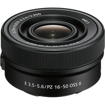 Restored Sony E PZ 16-50mm F3.5-5.6 OSS II Compact APS-C Standard Power Zoom Lens (SELP16502) (Refurbished)