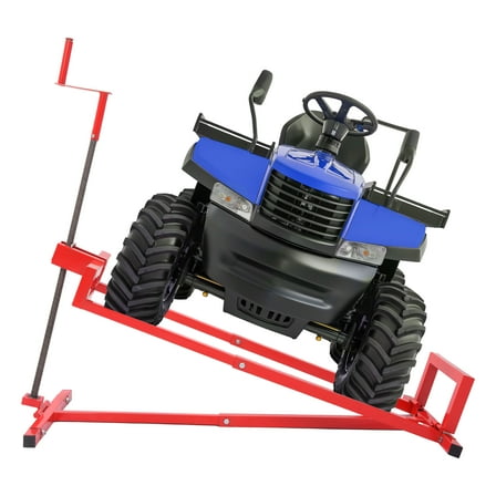 ​HECASA Adjustable Height Lawn Tractor Lift - Telescoping Hoist for Riding Mowers & Garden Equipment