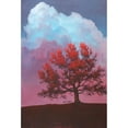 thumbnail image 3 of Gagnon, Tim 17x24 Black Modern Framed Museum Art Print Titled - Red Tree, 3 of 5