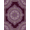 Deep Plum Purple, Pattern 16, variant on ODIKA 8'x10' Washable Area Rug Plum Radial Purple Symmetrical Scrollwork Border Fuzzy Abstract for Living Room, Under Sectional, Family , Durable, Non-Slip