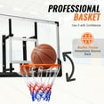thumbnail image 5 of golytefs Wall Mounted Backboard And Rim 47-Inch Large Indoor Basketball Hoop Set for Garage Fitness Center Barn School Gym Driveway, 5 of 9
