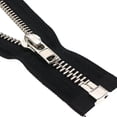 thumbnail image 3 of HAHDAXIA Black Metal Separating Jacket Zipper 27 Inch (1 Pack), 3 of 6