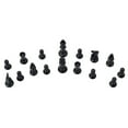 thumbnail image 3 of Naierhg 32Pcs/Set Black & White Plastic Medieval Chess Pieces Game Chessmen 65/75/95mm, 3 of 5