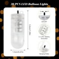 thumbnail image 2 of NOGIS 30 Pieces LED Balloon Lights Mini Battery Powered LED Party Lights Bulbs for Paper Lantern Balloon Wedding Halloween Christmas Party Decoration Centerpieces (Warm White), 2 of 7