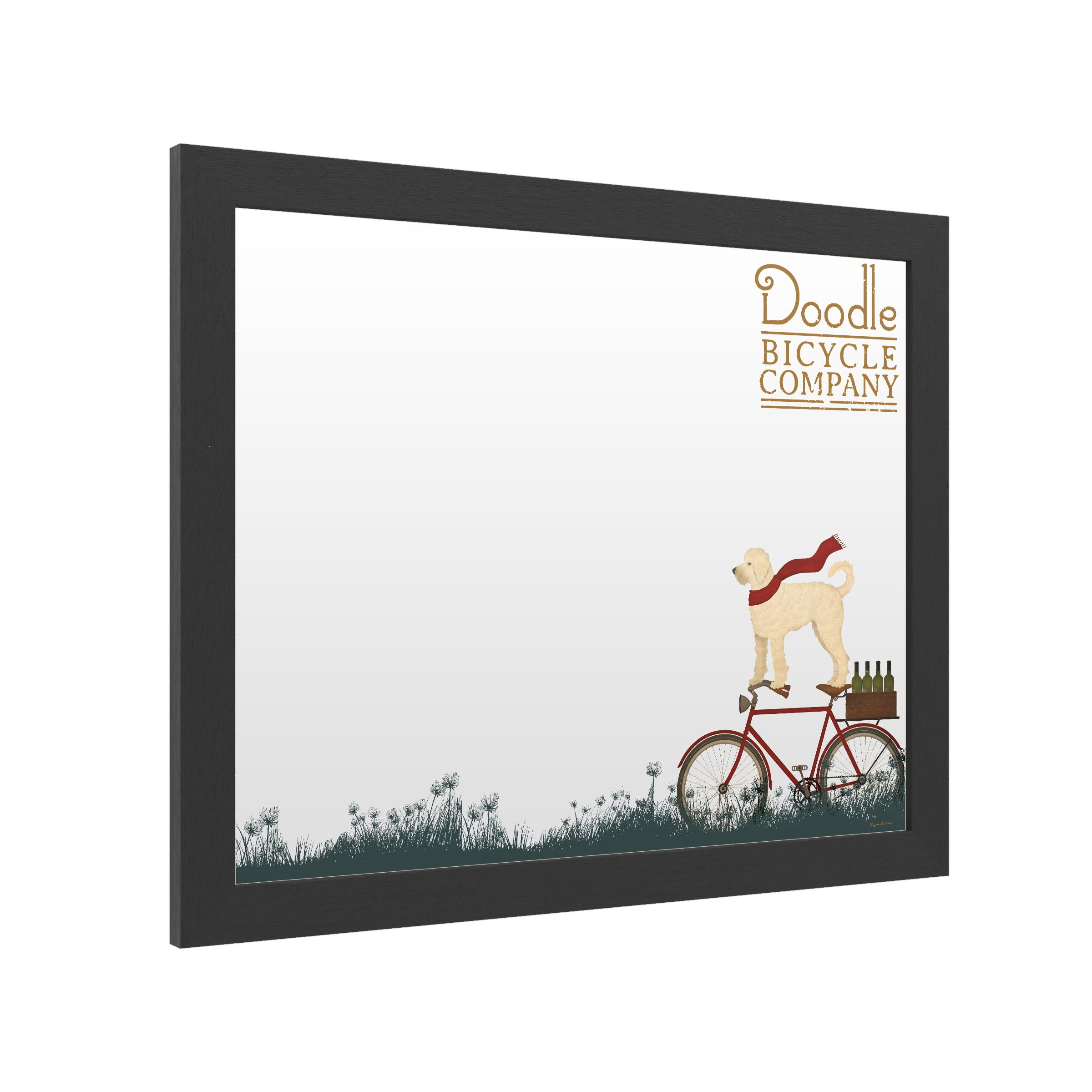 Trademark Fine Art 'White Doodle on Bike Summer' Markerboard by Ryan Fowler
