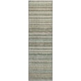 thumbnail image 2 of Addison Rugs Mayfield Washable Transitional Stripes Sage Runner Rug, 2'3" x 7'6", 2 of 5