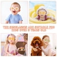 thumbnail image 2 of Wisewang 3Pcs Kids Shades Glasses Baby Spectacles Child Sunglasses Matching 1Set, 2 of 6