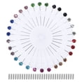 thumbnail image 1 of Unique Bargains Scarf Pins with Safety Caps, 10pcs Shawl Pins Crystal Rhinestone Head for Sweater Sewing, 1 of 6