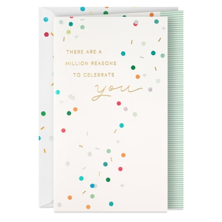 Hallmark Birthday Card (A Million Reasons to Celebrate You)