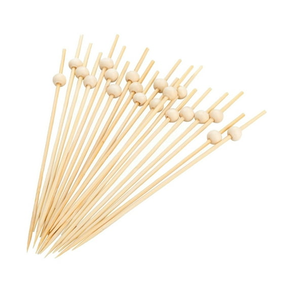 Clearance Items!Pkjas Wooden Food Picks (Pack Of 100) Sustainable Skewers And Picks for Fruits & tails for Parties Casual Dining & More Natural 4.7,Kitchen Essentials