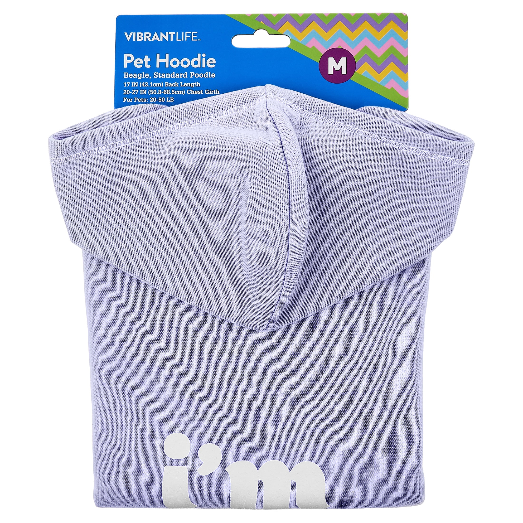 Vibrant Life Easter I'm Just a Baby Hoodie for Dogs, Blue, M