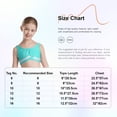 thumbnail image 6 of LiiYii Kids Girls Camisole Sport Bras Crop Top Sleeveless Gymnastics Dance Yoga T-Shirt Activewear Black 6, 6 of 6