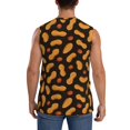 thumbnail image 4 of Fotbe Peanuts5 Men's Camiseta sin Mangas Estampada para Hombres, Playera Casual para Gimnasio, Entrenamiento, Playa-3X-Large, 4 of 7
