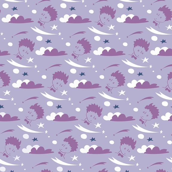 The Little Prince Peel and Stick Wallpaper - EGD X The Little Prince - EGDLP004