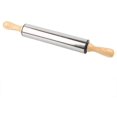 thumbnail image 4 of 1 stainless steel non stick rolling pin bread biscuit dough roll, 4 of 7