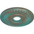 thumbnail image 3 of Ekena Millwork 16"OD x 3 5/8"ID x 3/4"P Melonie Ceiling Medallion (Fits Canopies up to 6 3/8"), Hand-Painted Copper Green Patina, 3 of 6