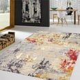 thumbnail image 5 of Pasargad Home Modern Collection Hand-Knotted Bsilk&wool Area Rug, 9' 2" X 12' 0", Multi, 5 of 7
