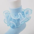 thumbnail image 4 of Ruffle Socks 4-Layer Big Fluffy Lace Frilly Dress Socks Turn Cuff Fancy Pageant Sock, 4 of 6