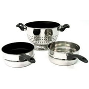 Ultrex 3-Piece Stainless Steamer Set