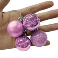 thumbnail image 3 of pathside 24 pcs Christmas Tree Balls Mini Ornaments Party Decorations for Home Festive Hanging Xmas Tree Decor (1.18"/30mm, Pink), 3 of 3