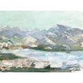 thumbnail image 2 of Harper, Ethan 32x25 Gold Ornate Wood Framed with Double Matting Museum Art Print Titled - Pastel Mountain View I, 2 of 4