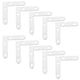 thumbnail image 1 of unbranded 10Ud Esquinas De Marco Para Mosquitero De Hierro Plateadas Con Ángulo Fijo Para Puertas Y, 1 of 8