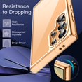 thumbnail image 5 of JETech Case for Samsung Galaxy S24 Ultra 5G, Non-Yellowing Shockproof Bumper Protective Phone Cover, Anti-Scratch Hard PC Back (Titanium Orange), 5 of 6