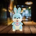 thumbnail image 4 of TRKIYQC Juguete de Peluche de Conejito de Año Nuevo, Muñeco de Conejo Lindo con Babero para Regalo de cumpleaños para niños Unisex Decoración del hogar TRKIYQC casual, 4 of 6