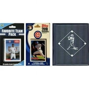C & I Collectables  MLB Chicago Cubs Licensed 2010 Topps Team Set and Favorite Player Trading Cards Plus Storage Album