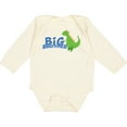 thumbnail image 3 of Inktastic Big Brother Green Dinosaur Boys Long Sleeve Baby Bodysuit, 3 of 5
