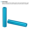 thumbnail image 4 of 6pcs M3 Aluminum Spacers,M3 Metal Spacer Aluminum 3mm ID x 5mm OD x 25mm L Threaded Spacer for RC Car Drones,Blue, 4 of 6