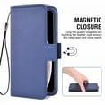 thumbnail image 4 of Iphone Étui Iphone TP Max, Étui de Téléphone Mobile Antichoc Protection Rfid Fente pour Carte Support Fonction Aimant, Étui de Protection Tpu Compatible TP Max 6.5 Bleu, 4 of 7