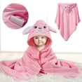 thumbnail image 2 of Hooded Baby Towel Highly Absorbent Animal Design Bath Robe for Toddler Boy Girl, 2 of 9
