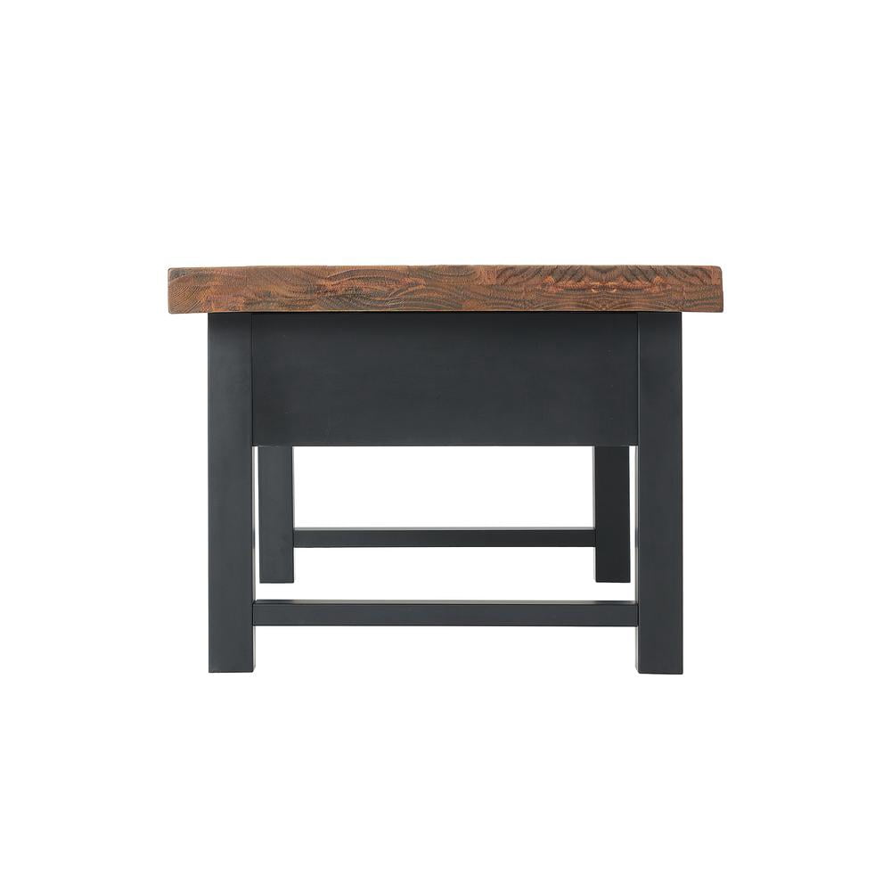 Pomona Brown Wood Table Set w/ Lift Top Coffee Table/Console Table/2 End Tables